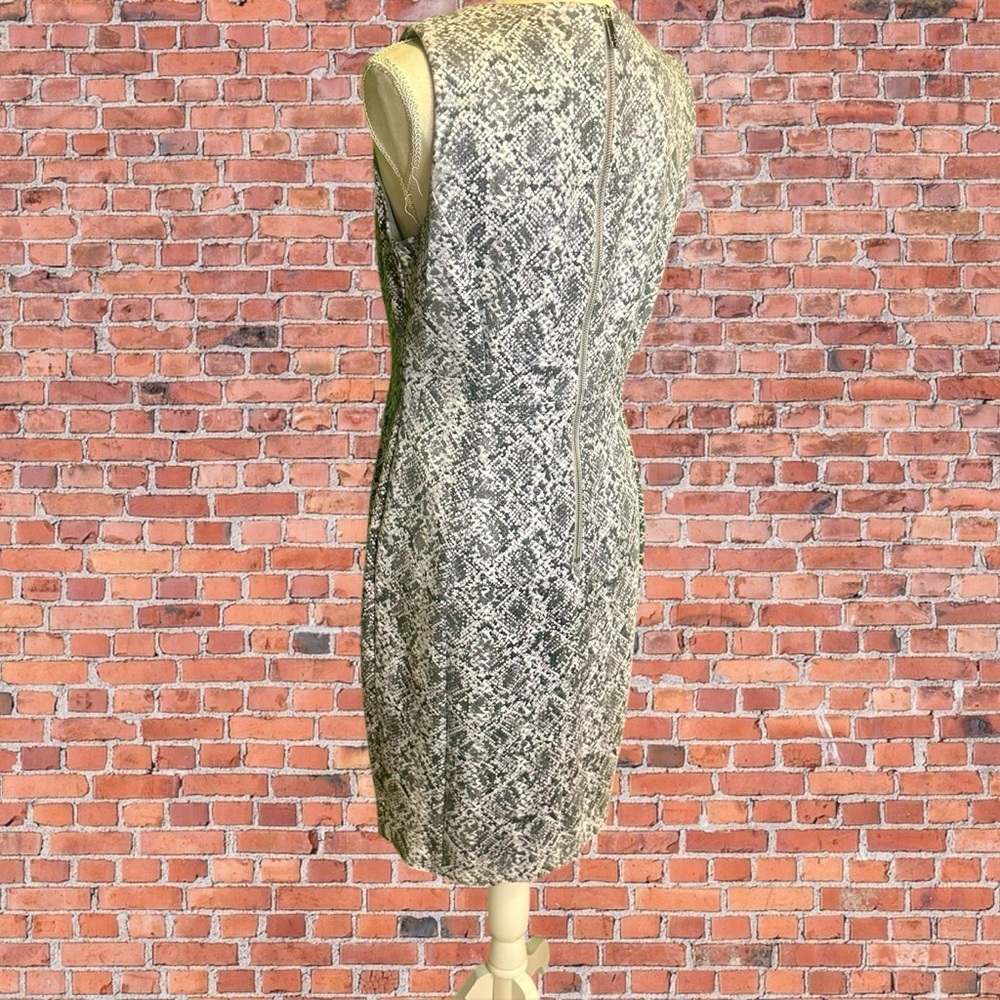 Calvin Klein Gray Python Snake Print Vegan Suede … - image 8